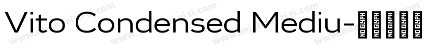 Vito Condensed Mediu字体转换